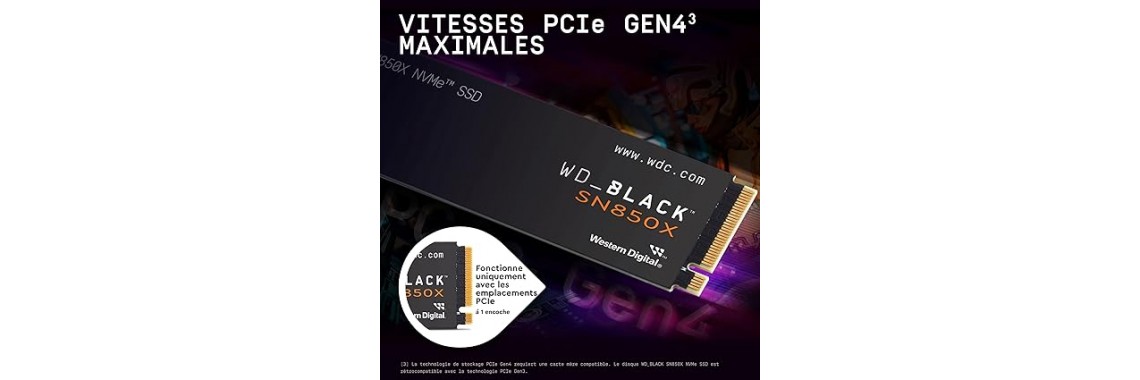 WD Black SN850X 4 To